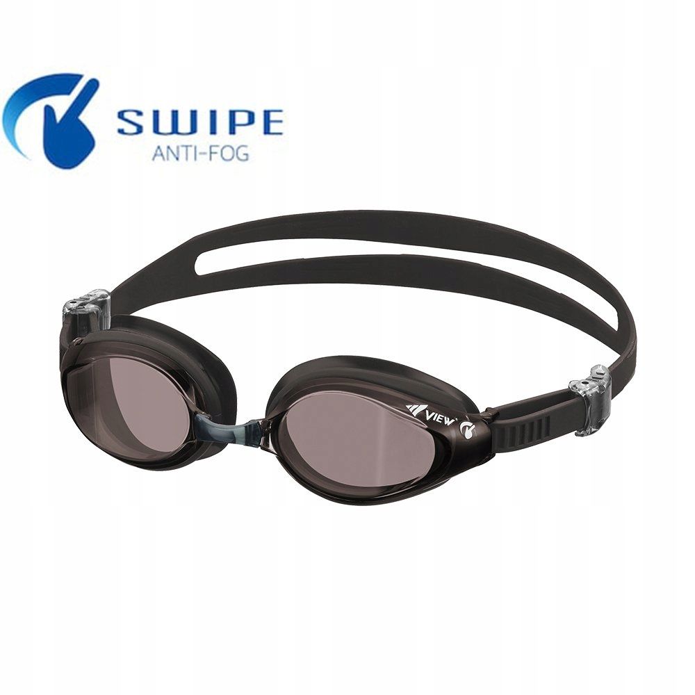 Okularki pływackie SWIPE V-640 brązowe szkła