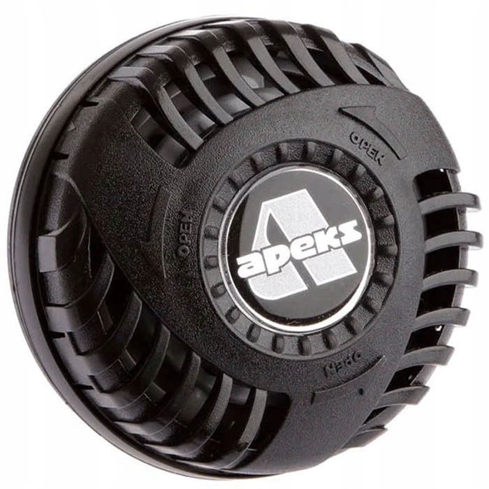 Nisko-profilowy zawór upustowy Apeks do suchego skafandra