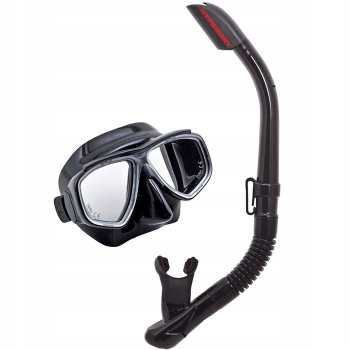 Zestaw maska+fajka TUSA SPLENDIVE czarny