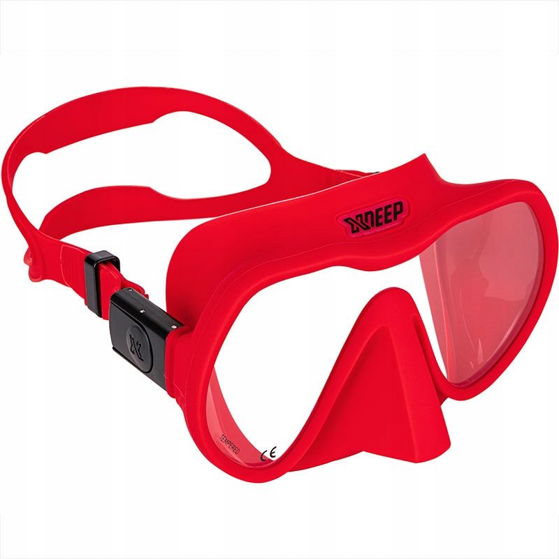 Maska XDeep Frameless RADICAL czerwony silikon