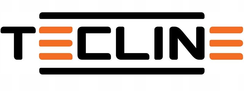 Maska nurkowa TecLine Super View czarny silikon - pomarańczowe logo