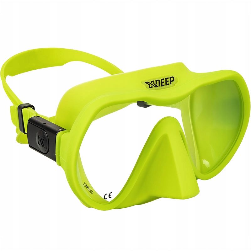 Maska XDeep Frameless RADICAL limonkowy silikon