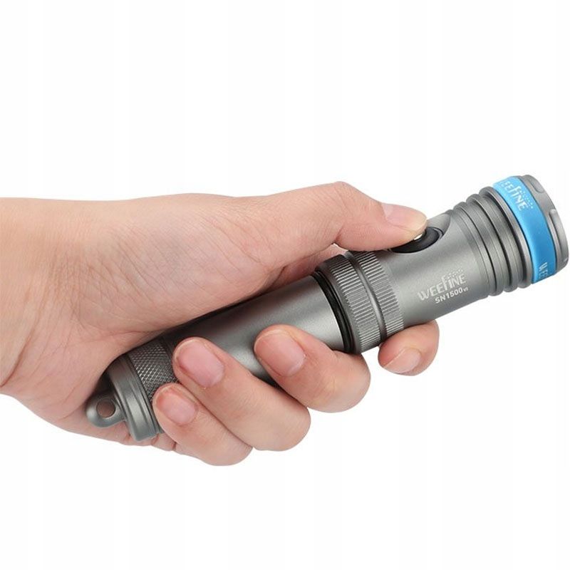 Latarka nurkowa Weefine SN 1500 V2 kąt 15 stopni