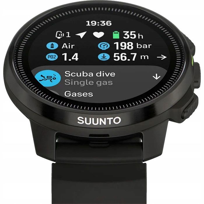 Komputer nurkowy Suunto Ocean czarny ze srebrną kopertą