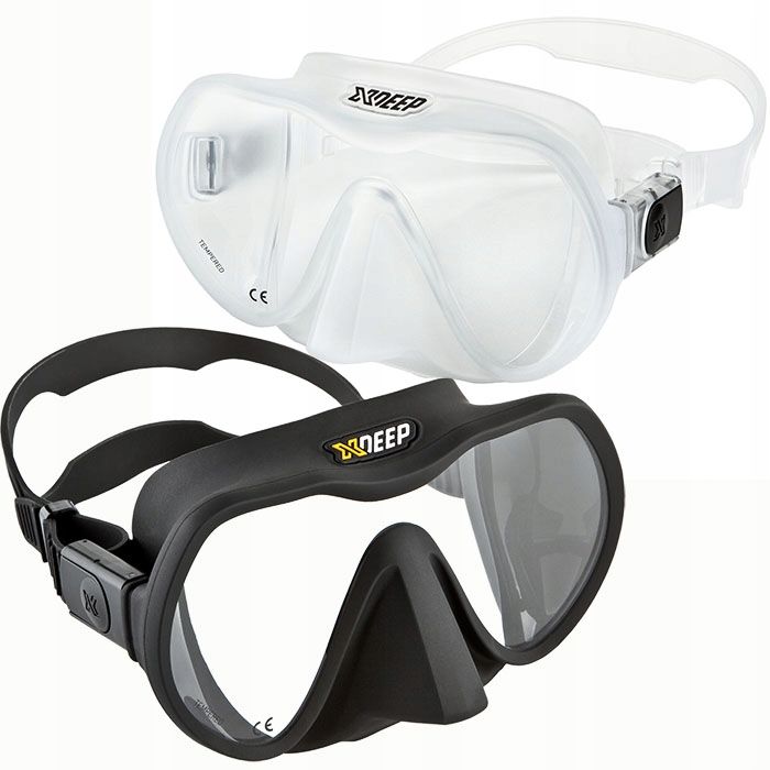 Maska XDeep Frameless RADICAL czarny silikon