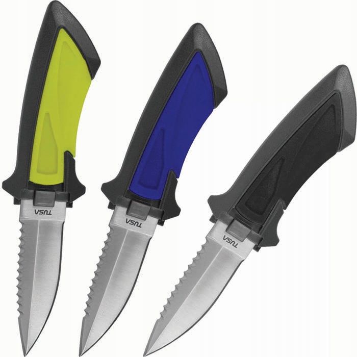 Nóż nurkowy TUSA FK-10 Mini Knife żółty