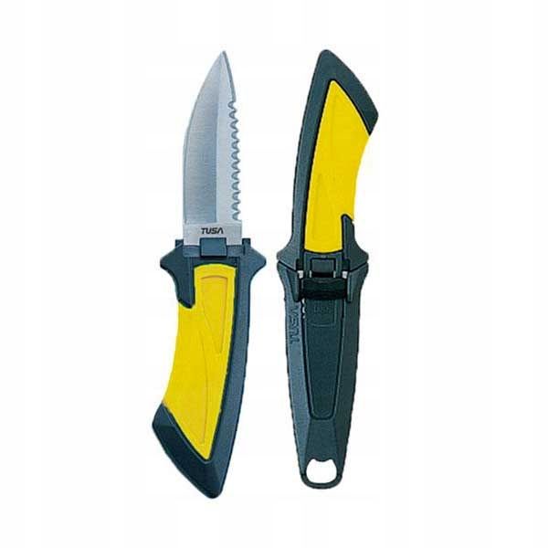 Nóż nurkowy TUSA FK-10 Mini Knife żółty