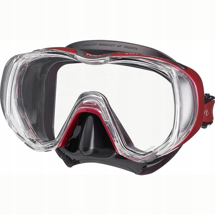 Maska TUSA Freedom Tri-Quest M-3001 QBRP czarny silikon-różowa ramka