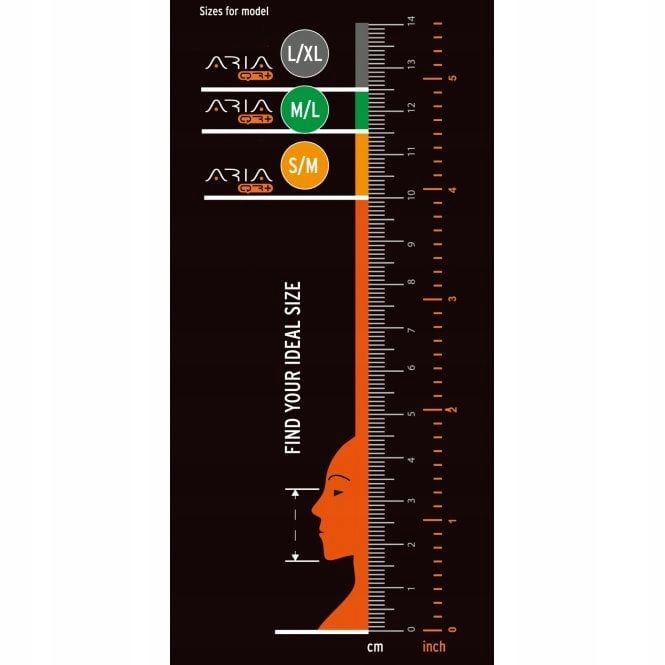 Maska Ocean Reef ARIA QR+ rozmiar L/XL czerwona