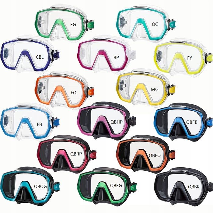 Maska Tusa Freedom Elite M-1003 EG zielona