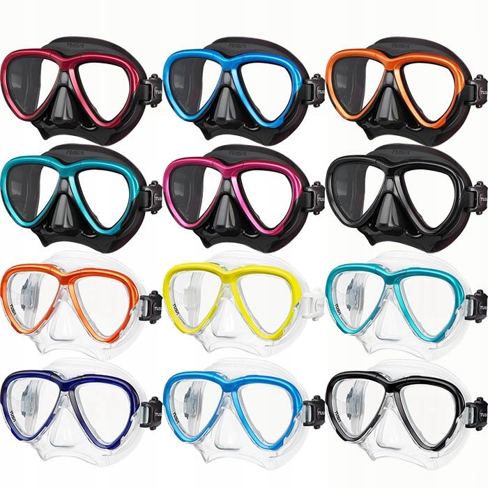 Maska TUSA INTEGA M2004 FY - przezroczysto-żółta