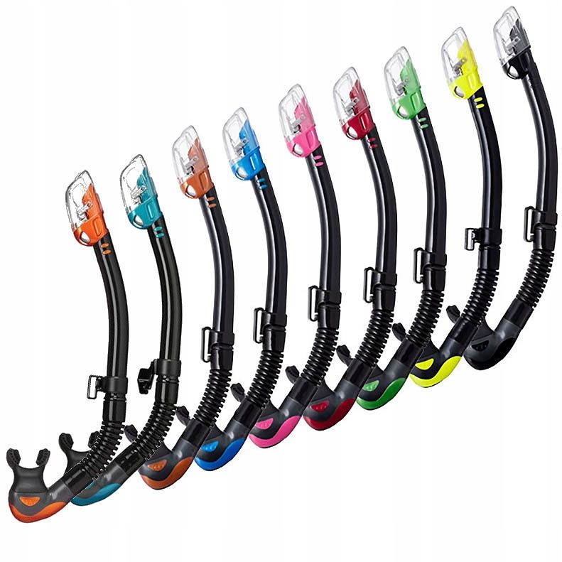 Fajka TUSA HYPERDRY ELITE 2 QBOG czarno-turkusowa