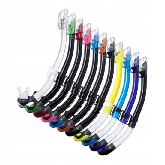 Fajka TUSA HYPERDRY ELITE 2 QBOG czarno-turkusowa