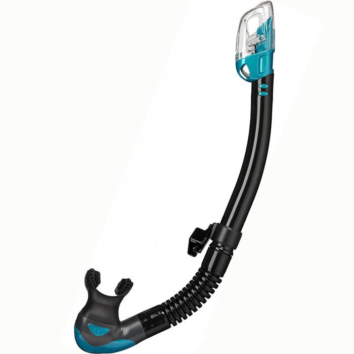 Fajka TUSA HYPERDRY ELITE 2 QBOG czarno-turkusowa