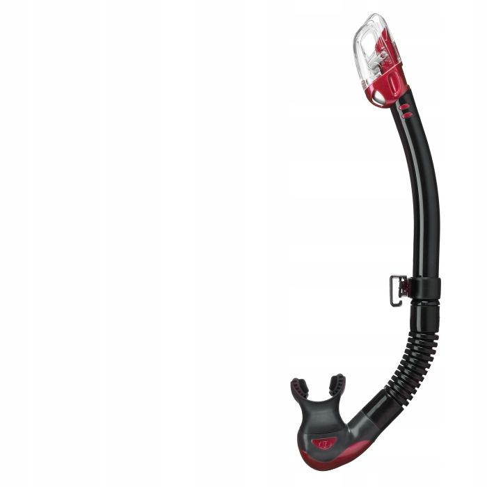 Zestaw maska i fajka Tusa FREEDOM HD QBMDR czarno-bordowy