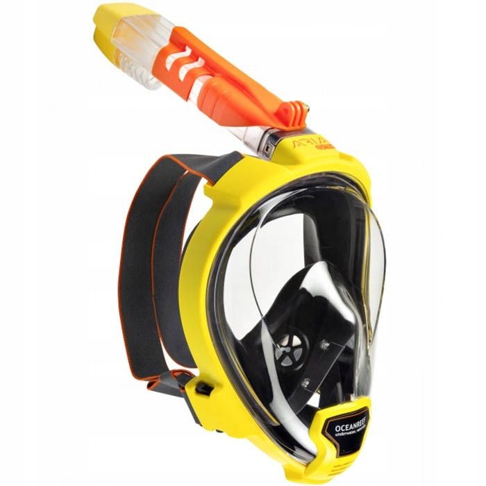 Maska pełnotwarzowa Ocean Reef ARIA QR+ żółta S/M