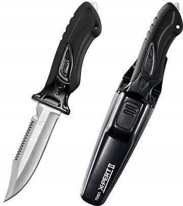 Nóż nurkowy TUSA X-PERT II FK-910 czarny