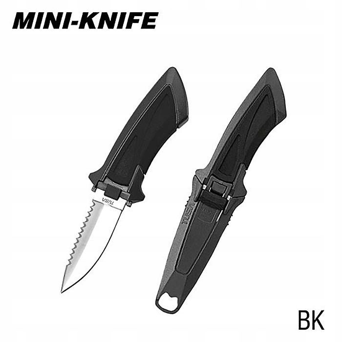 Nóż nurkowy TUSA FK-10 Mini Knife czarny