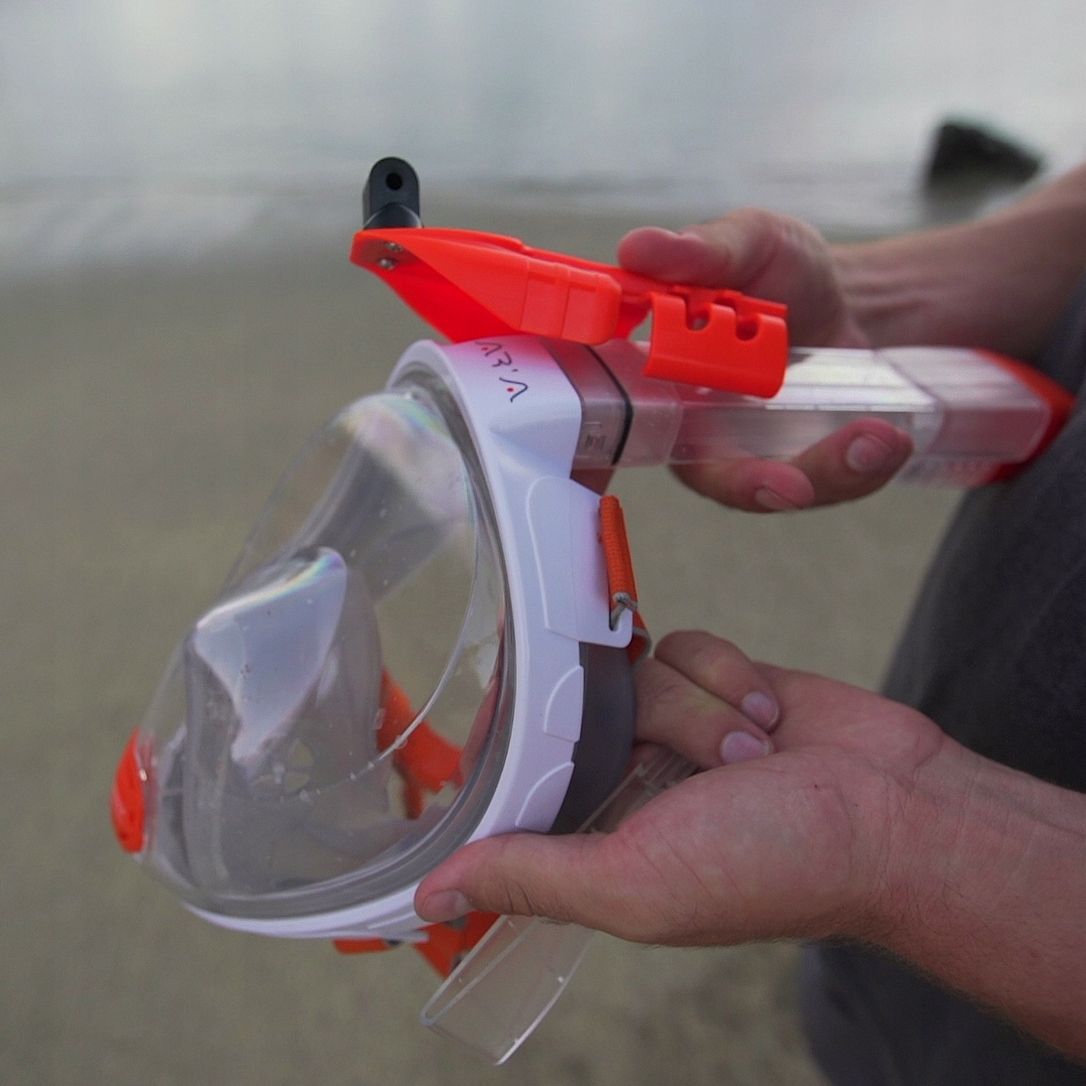 Maska pełnotwarzowa do snorkelingu Ocean Reef ARIA QR+ L/XL