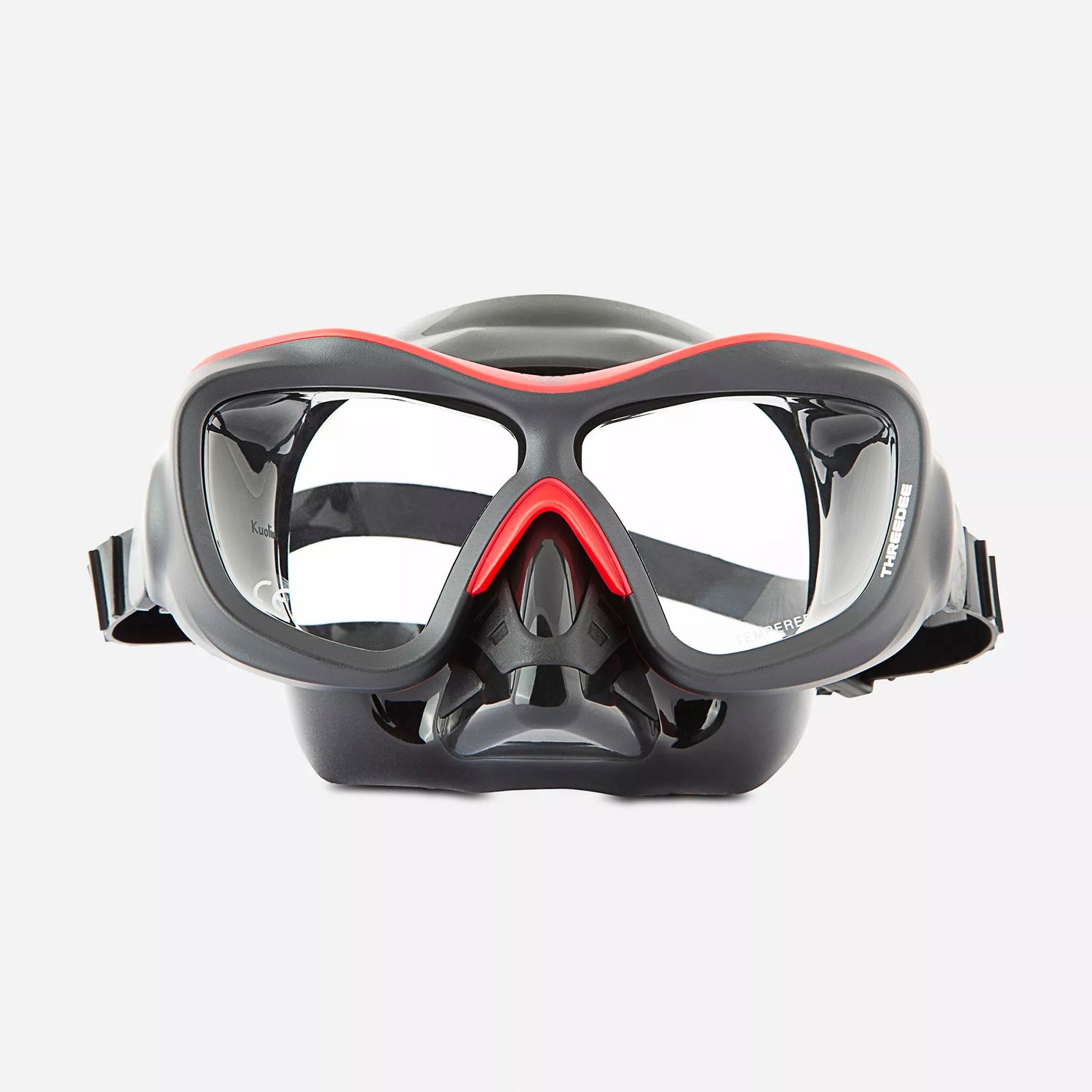Maska nurkowa POSEIDON ThreeDee 3D - BK/RED BS