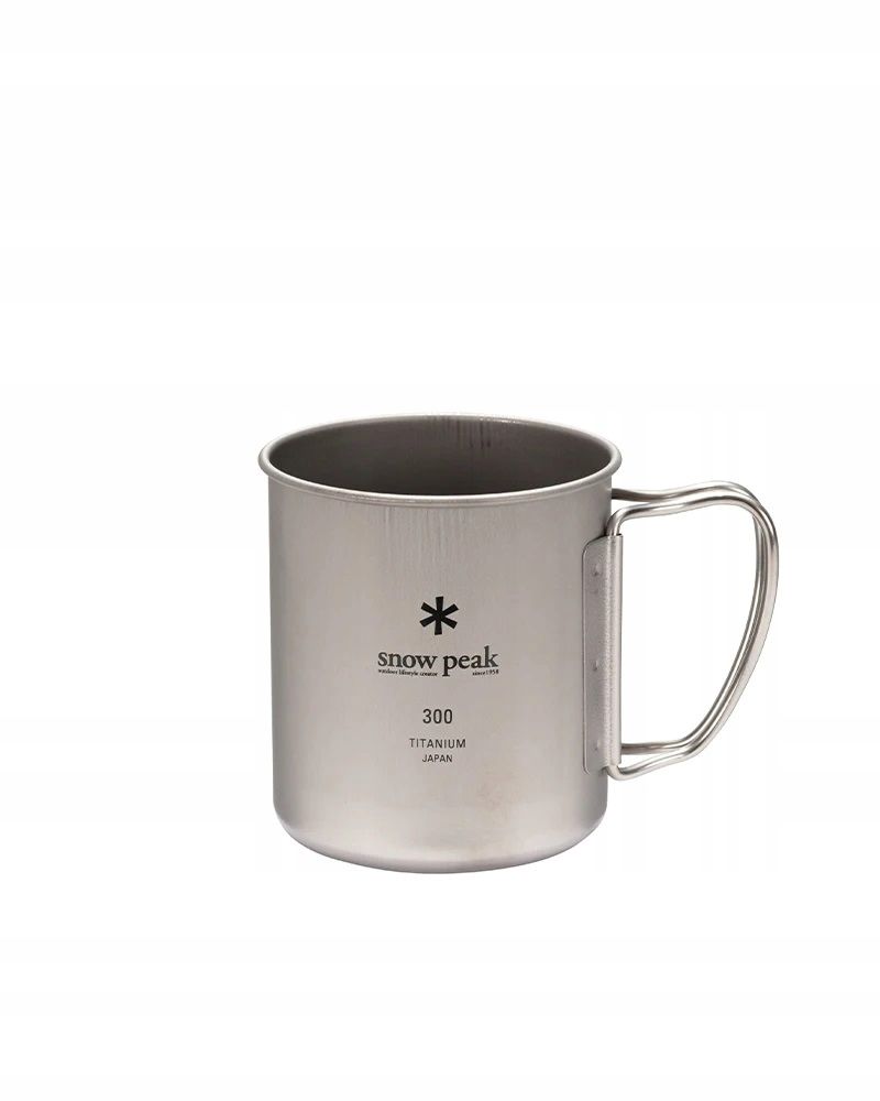 Kubek tytanowy turystyczny Snow Peak Single Cup 300 ml FH japoński