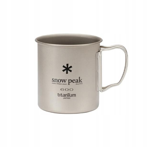 Kubek tytanowy turystyczny japoński Snow Peak Single Cup 600 ml FH