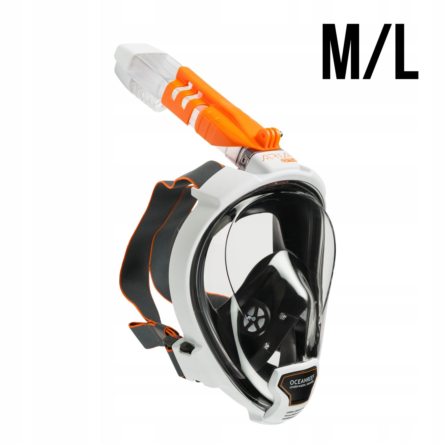 Maska pełnotwarzowa do snorkelingu Ocean Reef ARIA QR+ M/L