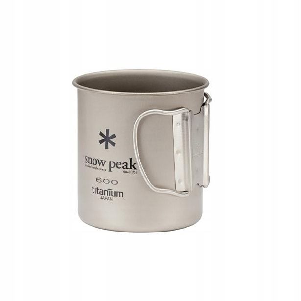 Kubek tytanowy turystyczny japoński Snow Peak Single Cup 600 ml FH