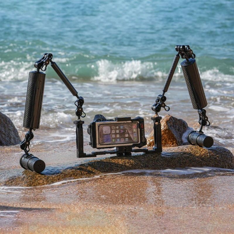 PODSTAWA REGULOWANA Z PODWÓJNYM UCHWYTEM DIVEVOLK SeaTouch 4 Max