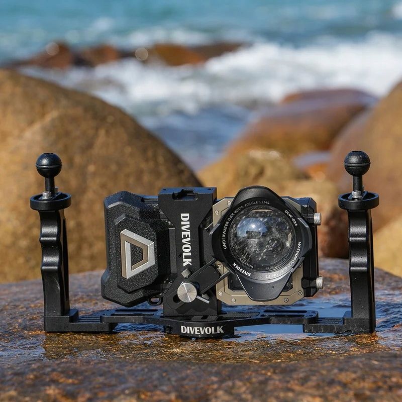 PODSTAWA REGULOWANA Z PODWÓJNYM UCHWYTEM DIVEVOLK SeaTouch 4 Max