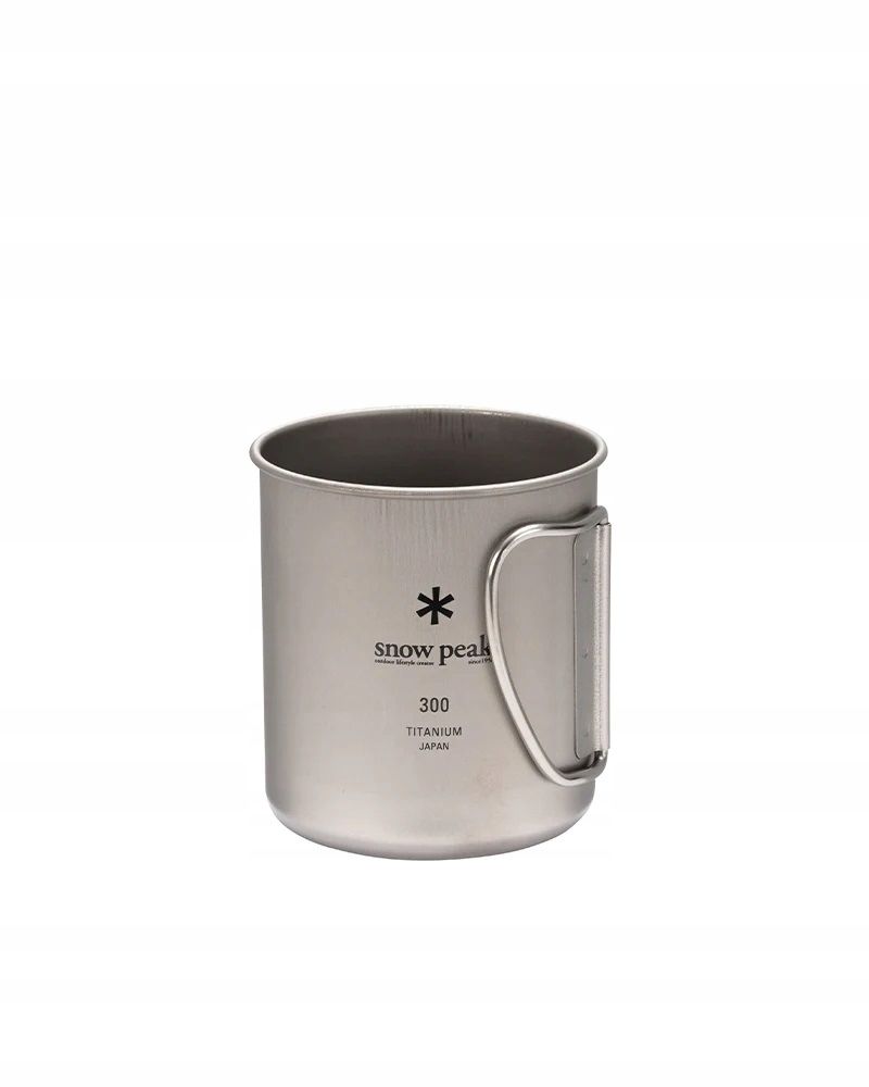 Kubek tytanowy turystyczny Snow Peak Single Cup 300 ml FH japoński