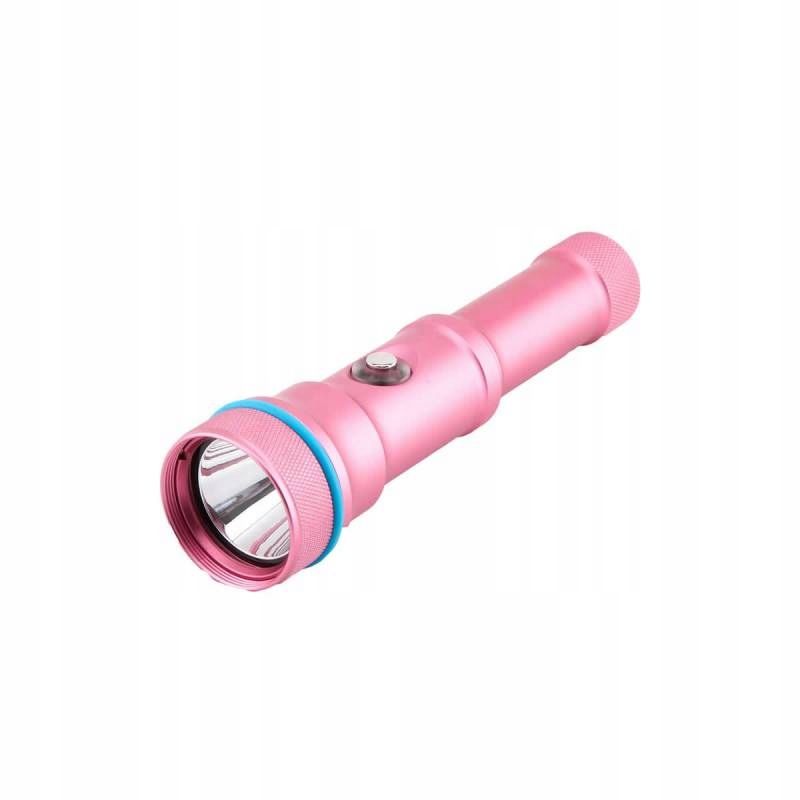 Latarka X-adventurer M1800 LED Scuba Diving Spot Light różowa