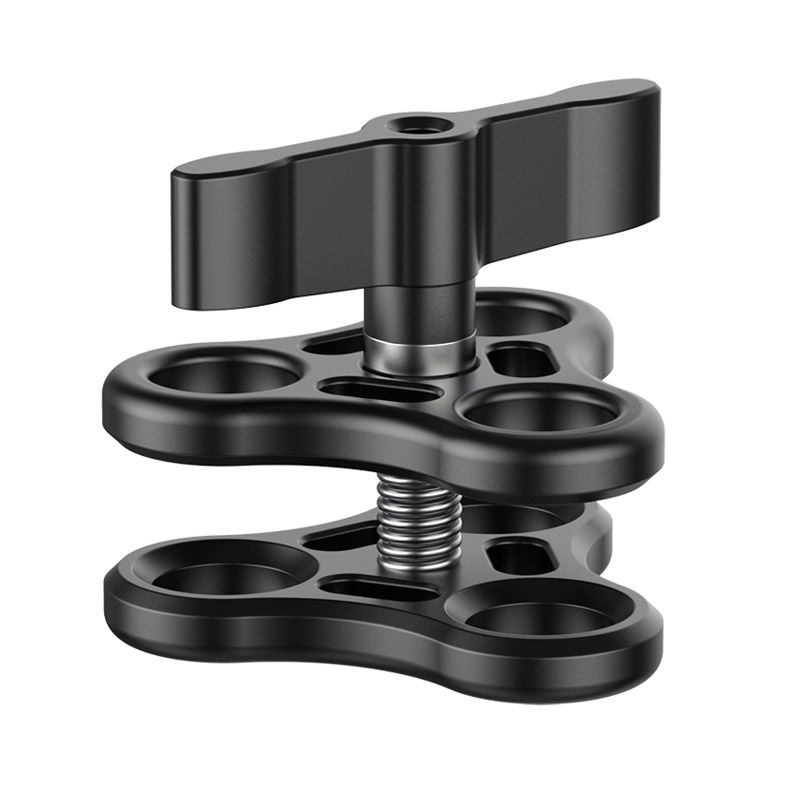 Zacisk motylkowy do fotografii podwodnej X-adventurer 3 mocowania