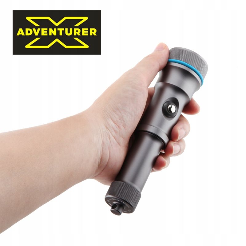 Latarka X-adventurer M1800 LED Scuba Diving Spot Light czerwona