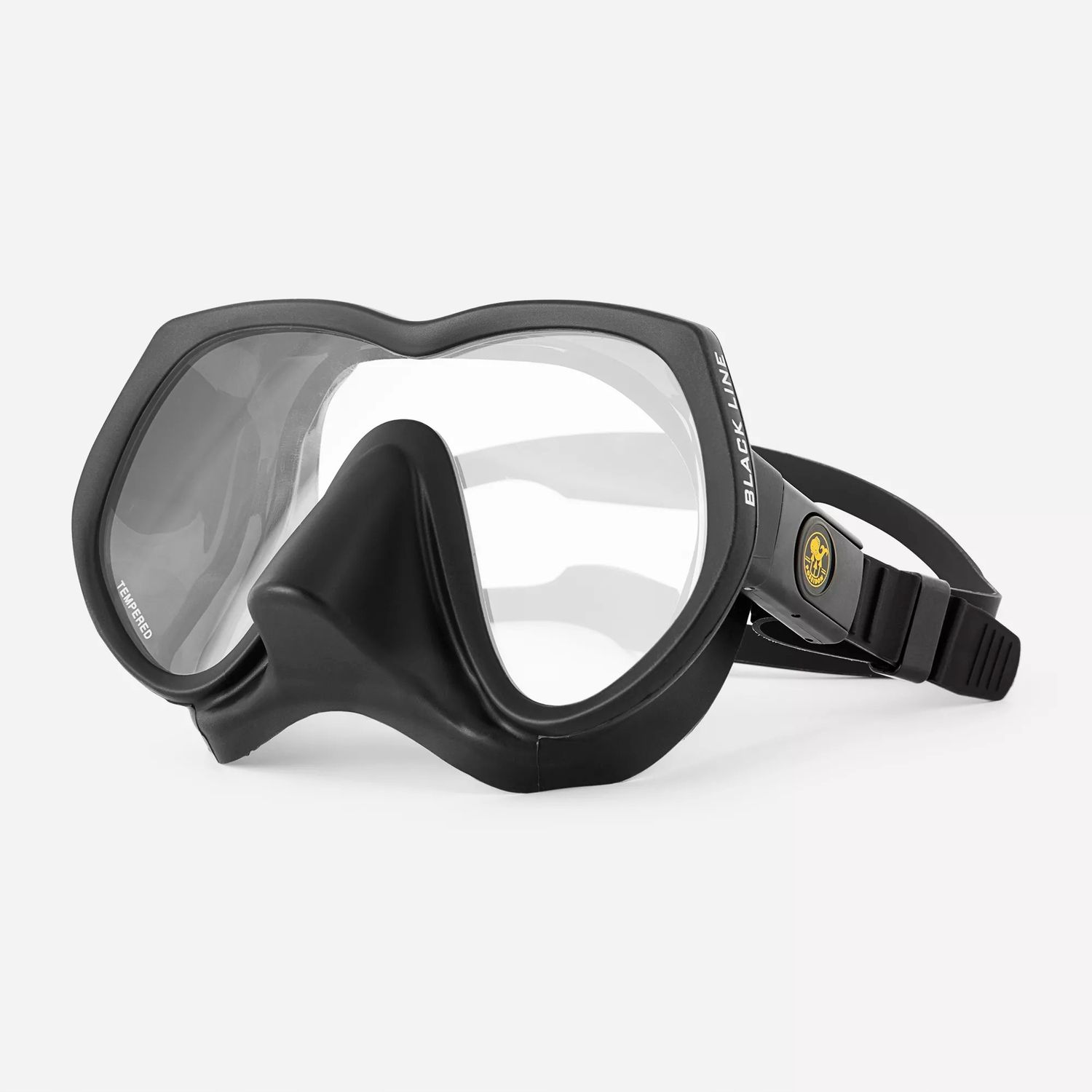 Maska nurkowa frameless POSEIDON Black LINE + FAJKA za darmo PROMOCJA