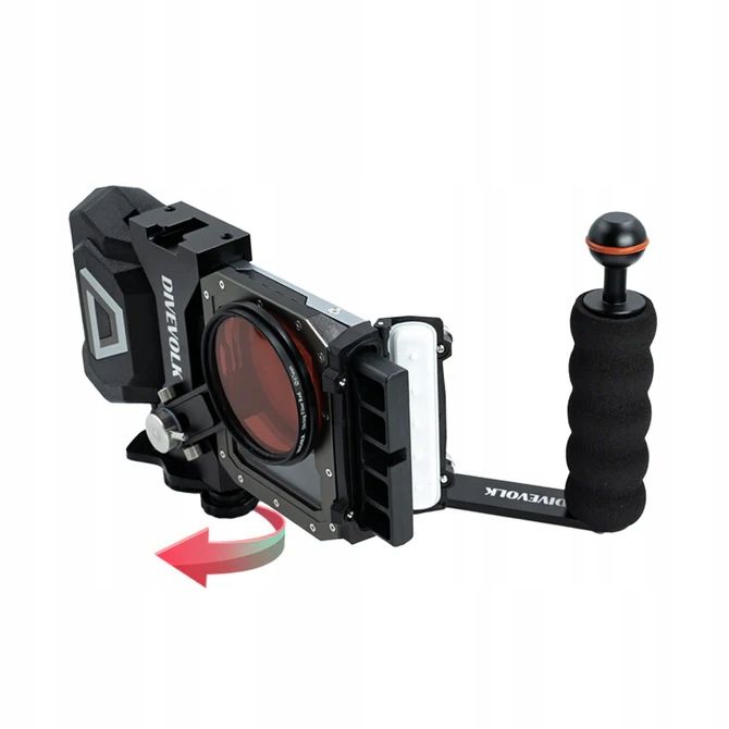 Podstawa z pojedynczym uchwytem do obudowy DIVEVOLK SeaTouch 4 Max Plus
