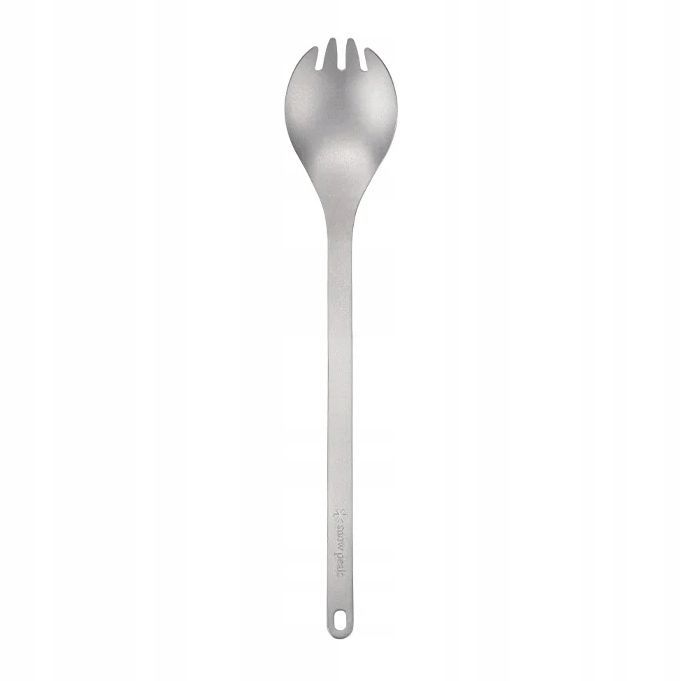 Tytanowy długi SPORK long turystyczny Snow Peak łyżkowidelec japoński