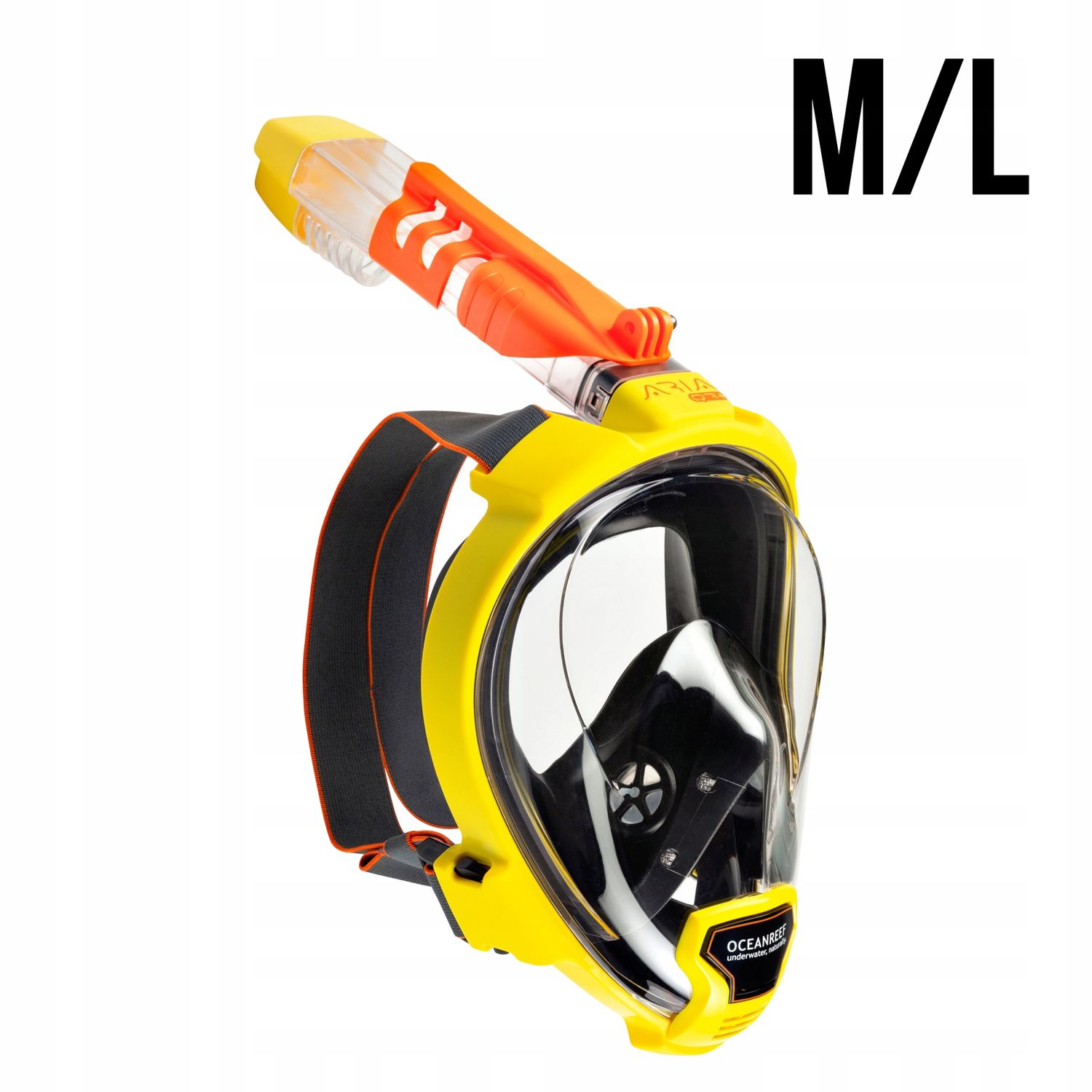 Maska pełnotwarzowa do snorkelingu Ocean Reef ARIA QR+ M/L