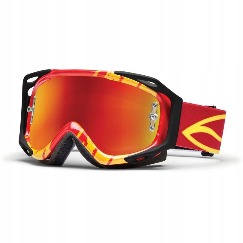 Gogle motocross SMITH FUEL V.2 SX Red Mirror