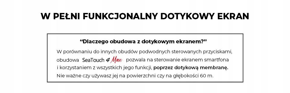 Zestaw do fotografii podwodnej do smartfona DIVEVOLK OCEAN KIT SeaTouch 4+