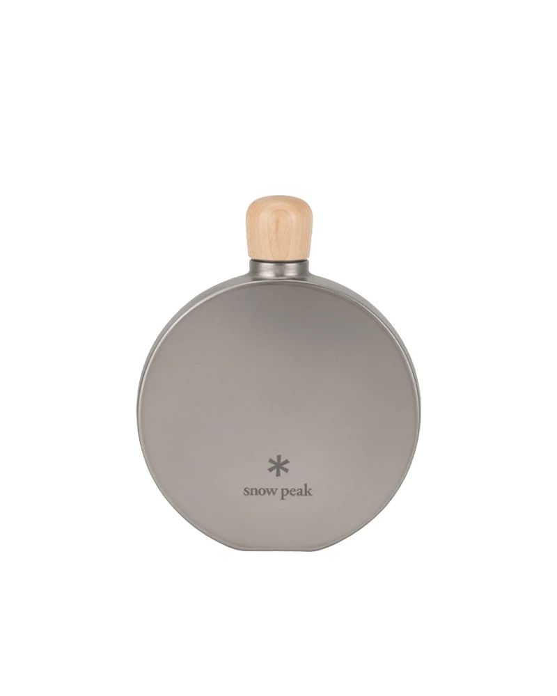 Piersiówka tytanowa okrągła Snow Peak 150 ml Japan