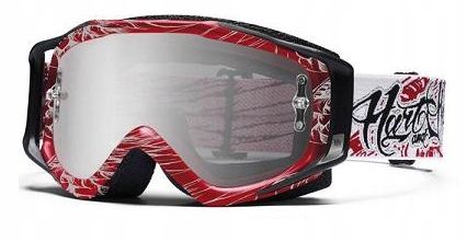 Gogle SMITH HART &amp; HUNTINGTON RED/SILVER