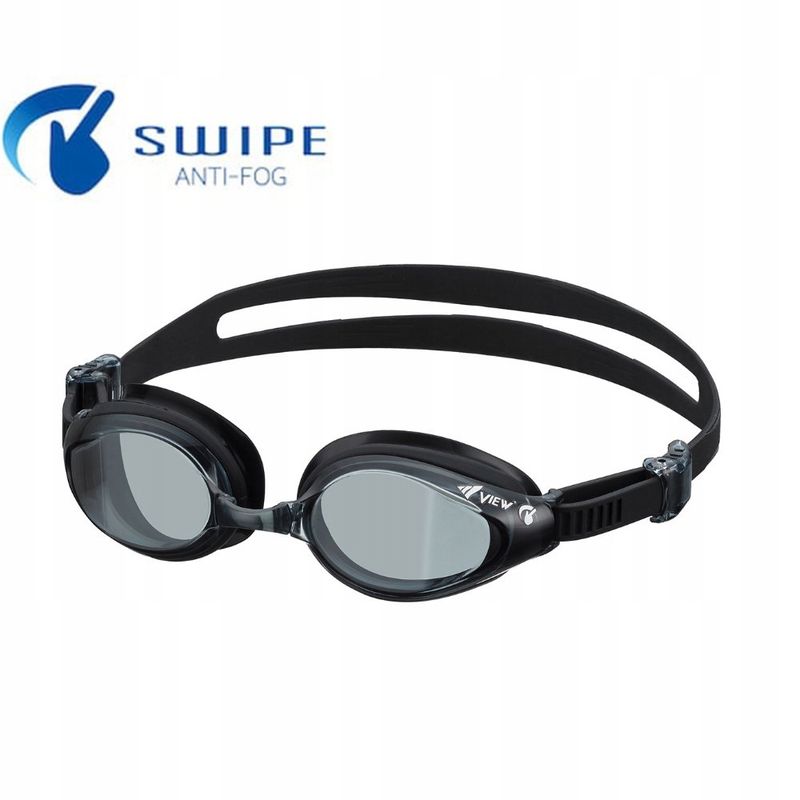 Okularki pływackie SWIPE V-640 czarne