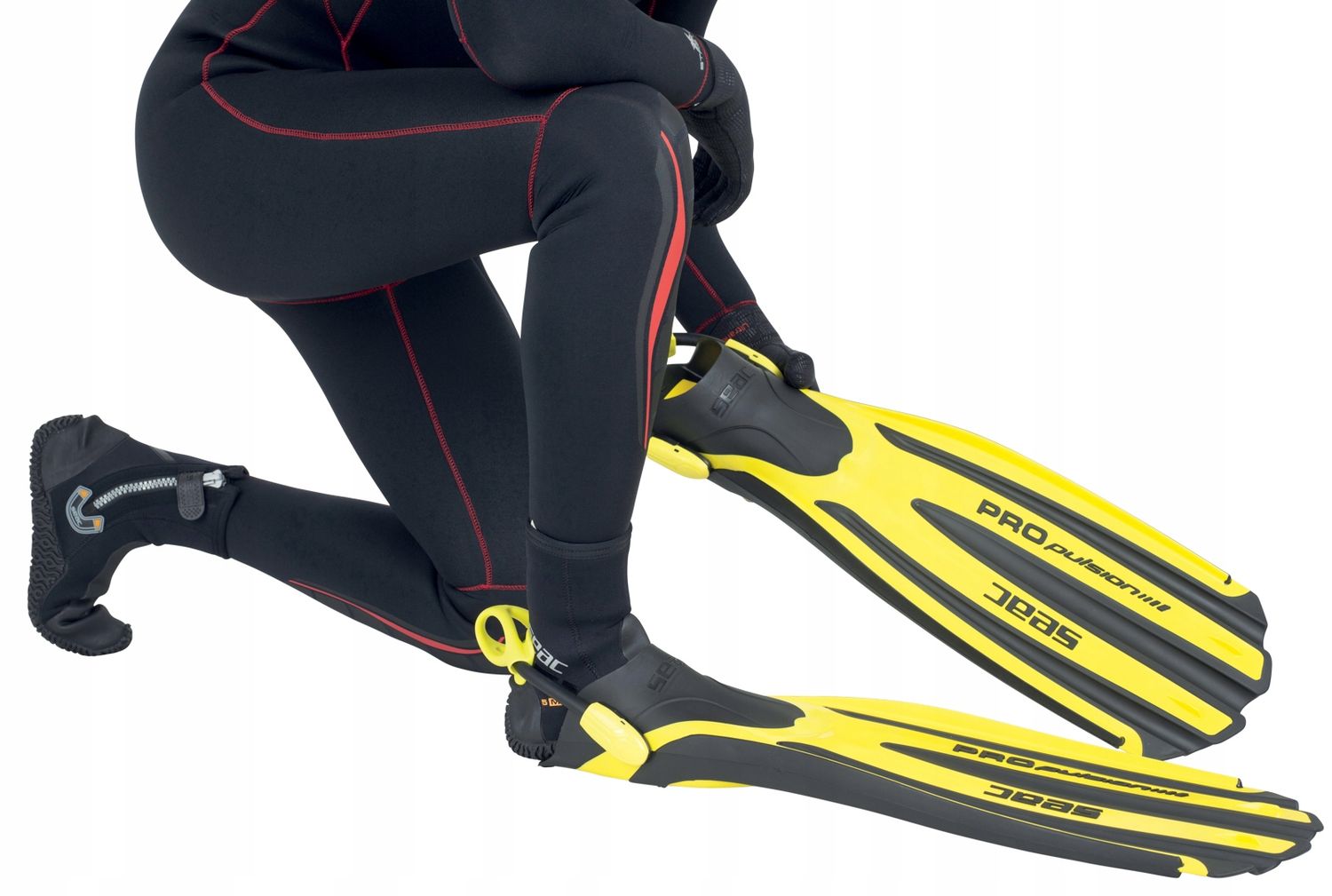 Płetwy Seac Propulsion L/XL 43-46 żółte