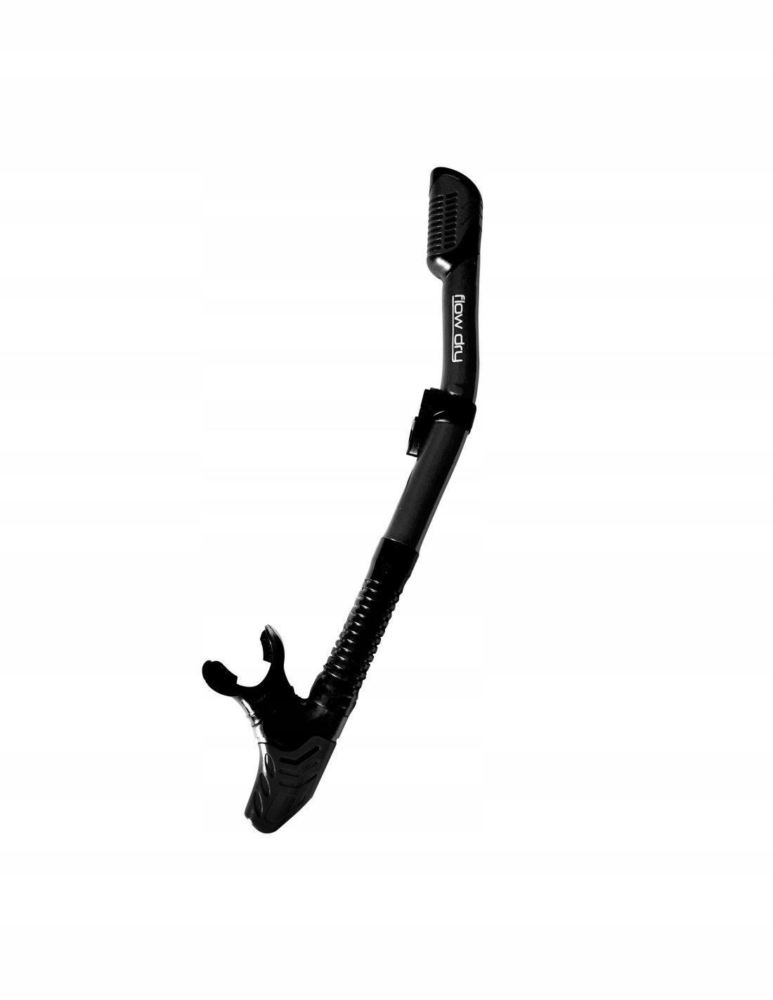 Zestaw maska panoramiczna i sucha fajka W1 kolor czarny