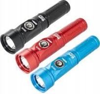 Latarka podwodna Scubalamp RD80v2r moc 1500 Lumenów 3,5h świecenia czerwona