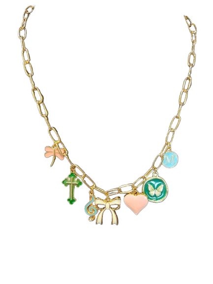 SILVER CHARM NECKLACE 7