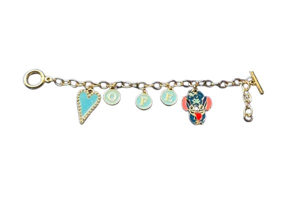GOLD CHARM BRACELET 5