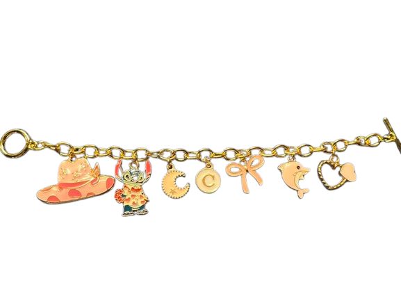 SILVER CHARM BRACELET 7