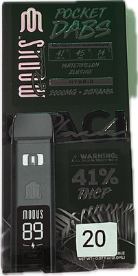 MODUS: 2gram Disposable THCa - Watermelon Zlushie HYBRID